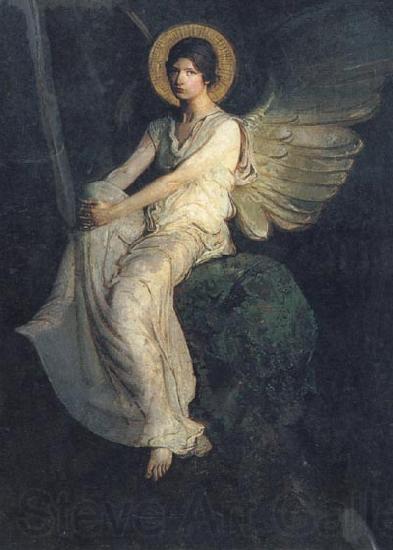 Abbott Handerson Thayer Angel Seated on a Rock Spain oil painting art